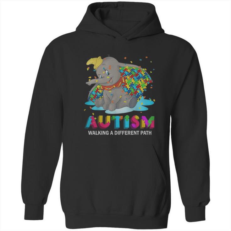 Dumbo Autism Walking A Different Path Hoodie