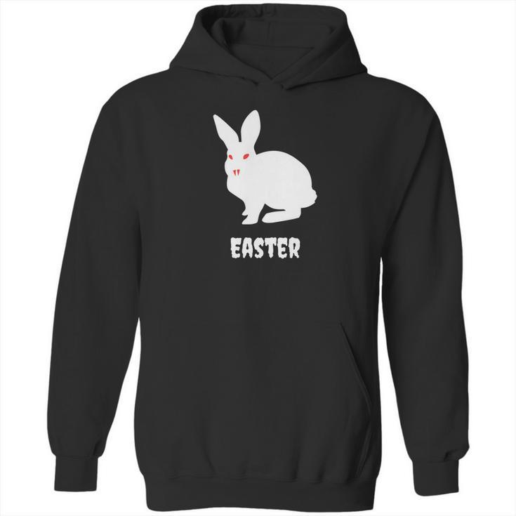 Evil Easter Bunny Rabbit Anti Holiday Pastel Goth Top Hoodie