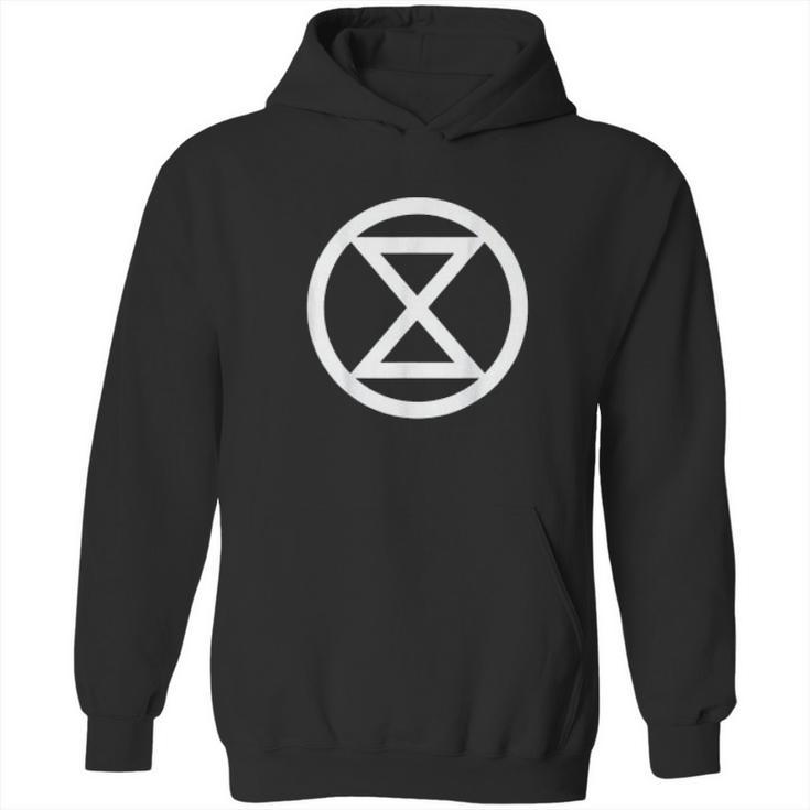 Extinction Rebellion Rebel For Life Climate Change Carbon Hoodie