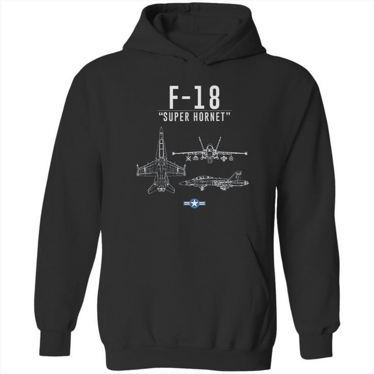 F18 Super Hornet Navy Fighter Attack Jet Hoodie