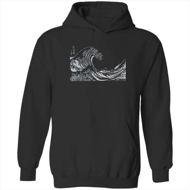 Famous Vintage Art The Great Wave By Katsushika Hokusai Hoodie