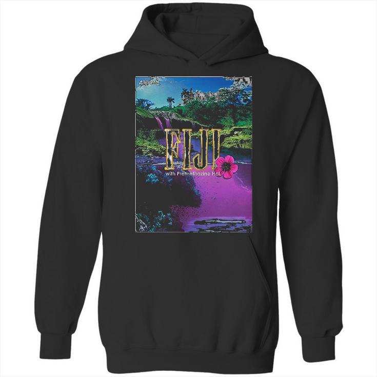 Fiji Artesian Aesthaetic On Promethazine Xanax Vaporwave Synthwave Water Hoodie