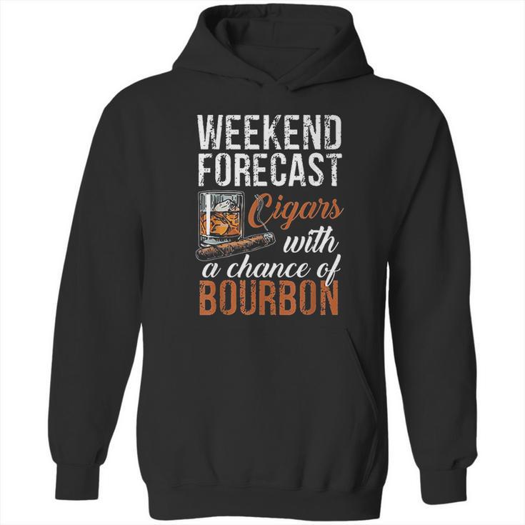 Weekend Forecast Cigars With Chance Bourbon Hoodie