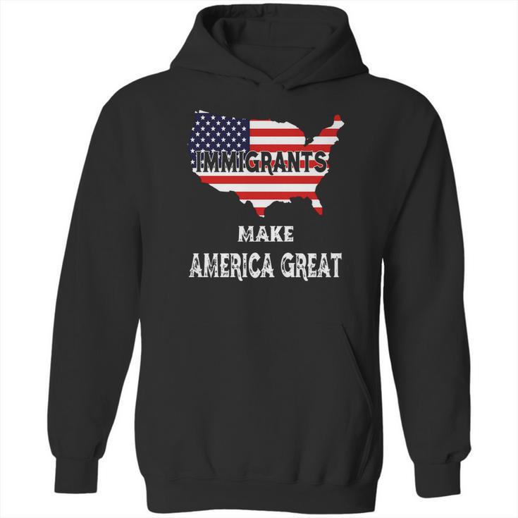 Never Forget Immigrants Make America Great T-Shirt Hoodie