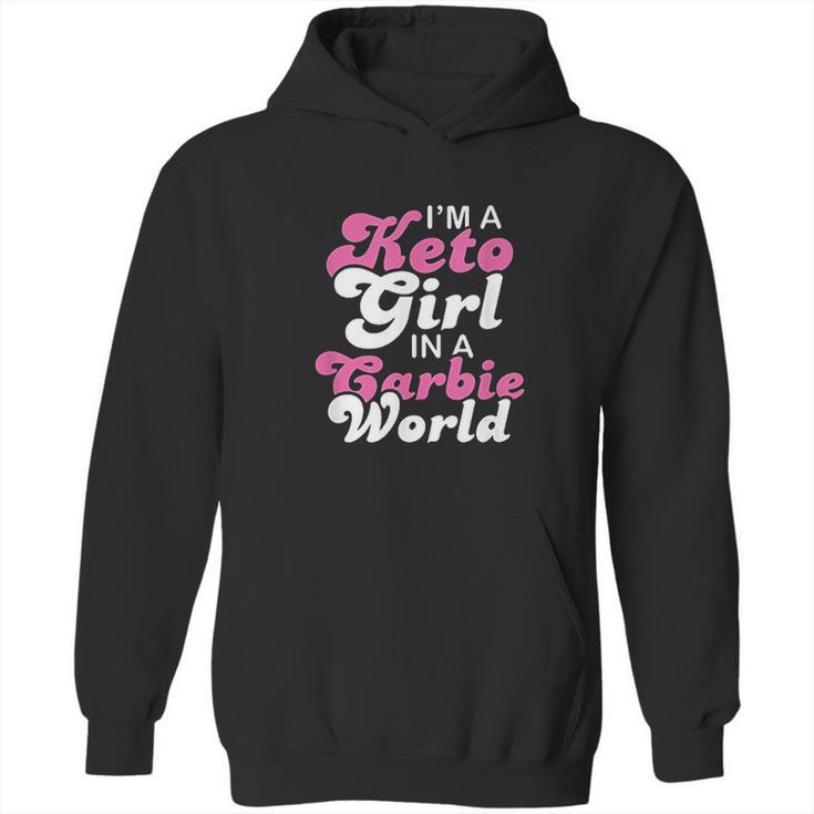 Funny Ketogenic Diet Keto Girl Carbie World Hoodie