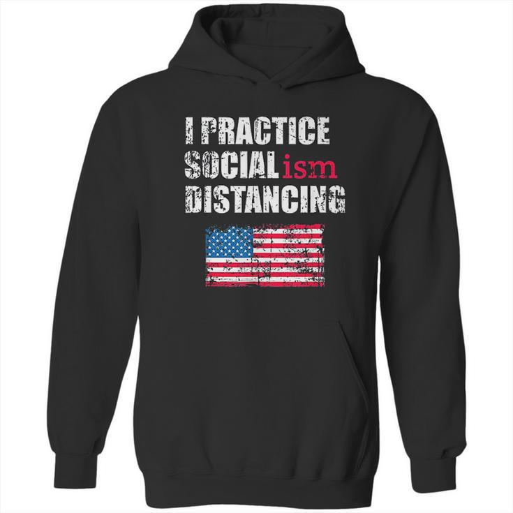 Funny Political Social Distancing Socialist Hoodie