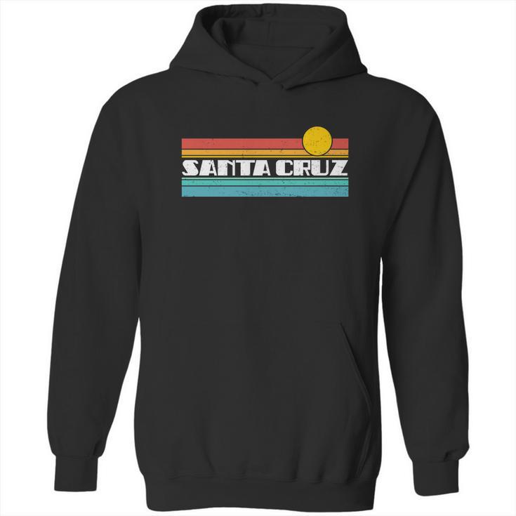 Funny Retro Santa Cruz Strip Logo Hoodie