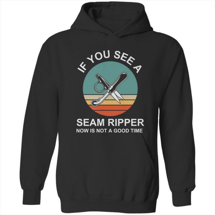 Funny Sew Seam Ripper Hoodie