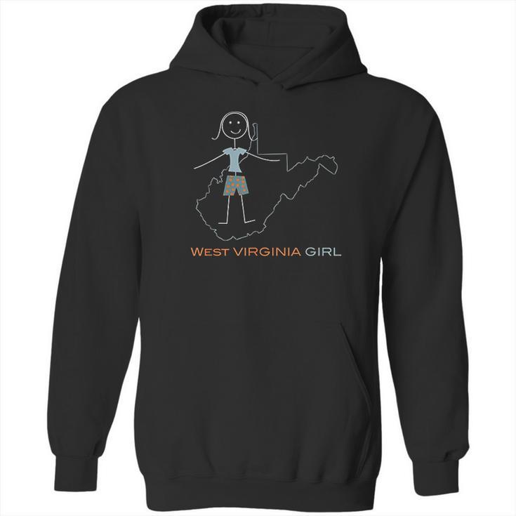 Funny West Virginia Wv Girls West Virginia Hoodie