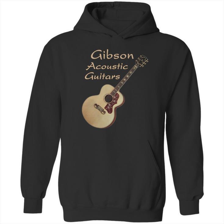 Gibson Acoustic T Shirt Hoodie