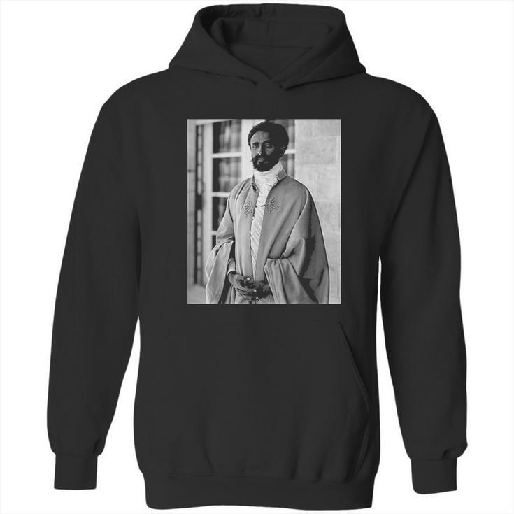 Haile Selassie Ethiopian Emperor Portrait Hoodie