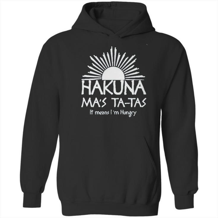 Hakuna Mas Tatas Parody Funny Romper Hoodie