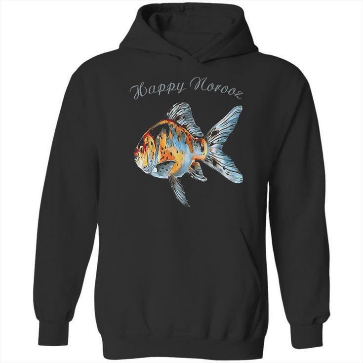 Happy Norooz Shubunkin Goldfish Persian New Year Hoodie