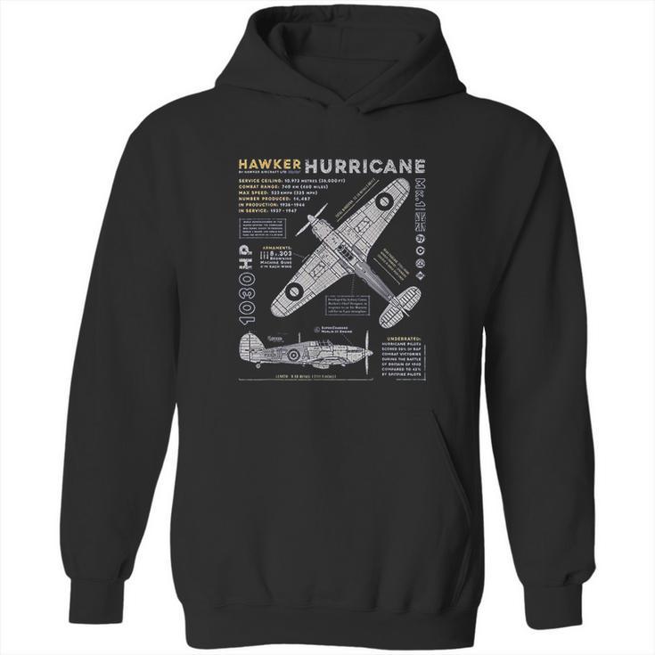 Hawker Hurricane Battle Of Britain Wwii Raf Fighter Plane Hoodie