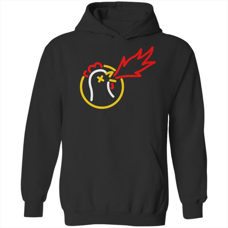 Hot Ones Vintage Line Art Hoodie