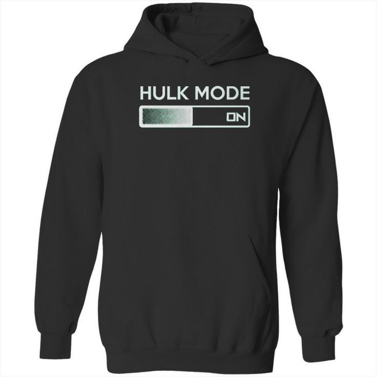 Hulk Mode On Funny Graphic Gym Workout Hoodie