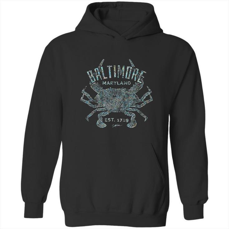 Jcombs Baltimore Md Blue Crab Hoodie