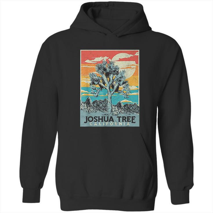 Joshua Tree National Park Vintage Artistic Graphic Design Hoodie