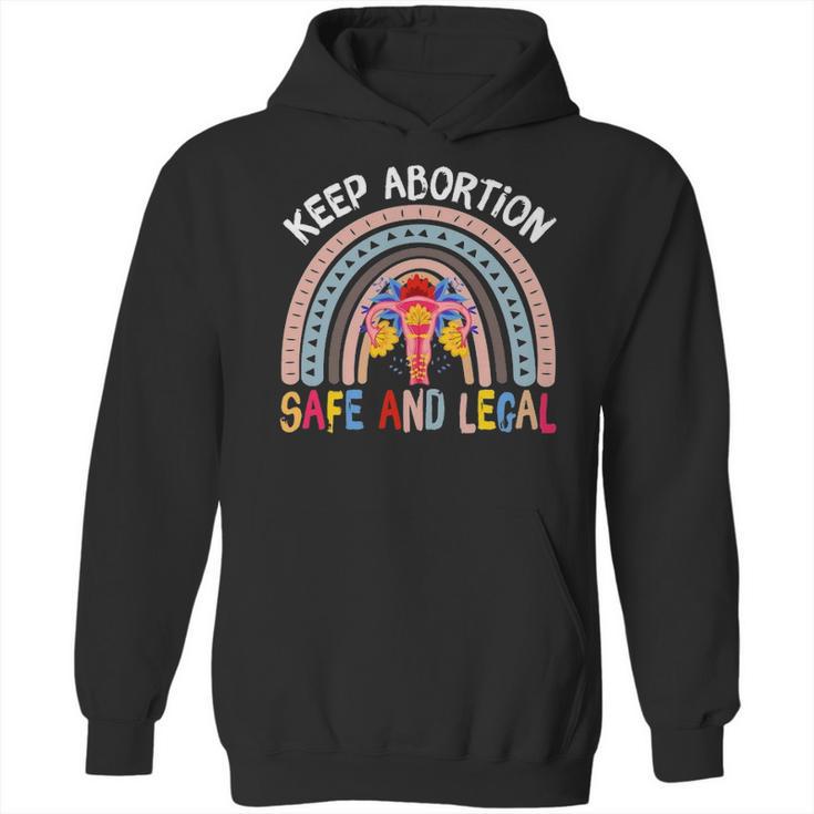 Keep Abortion Safe And Legal My Uterus My Choice Feminist Hoodie