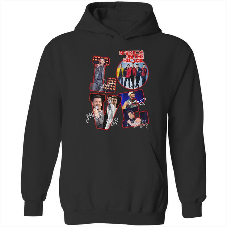 Love New Kids On The Block All Signature Hoodie