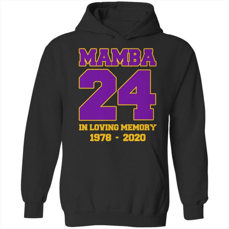 In Loving Memory Mamba 24 Tribute Graphic Design Printed Casual Daily Basic Hoodie