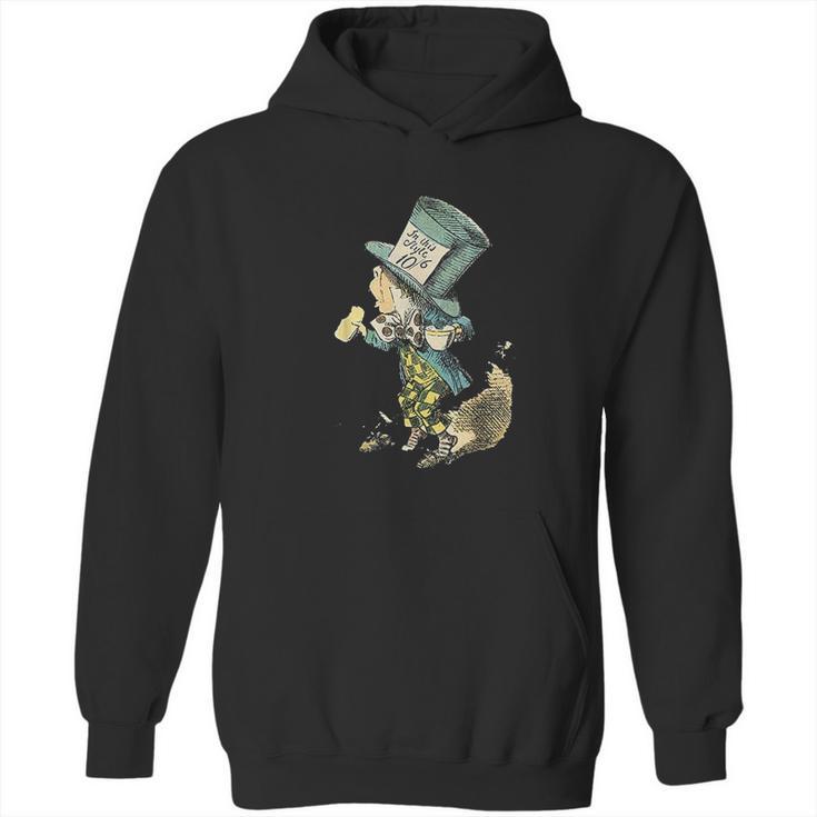 Mad Hatter Vintage Illustration Hoodie