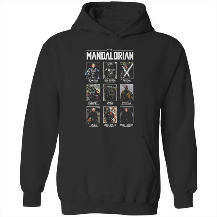 The Mandalorian Character Grid Hoodie