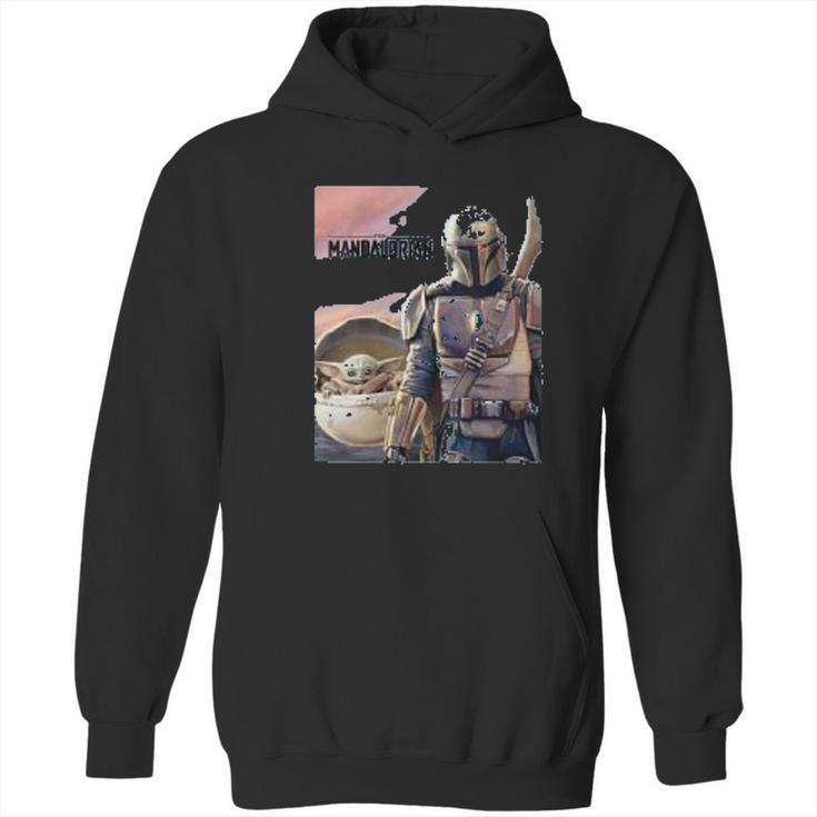 The Mandalorian The Child Painting Hoodie