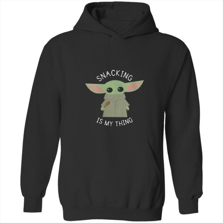 The Mandalorian The Child Snacking Is My Thing Hoodie