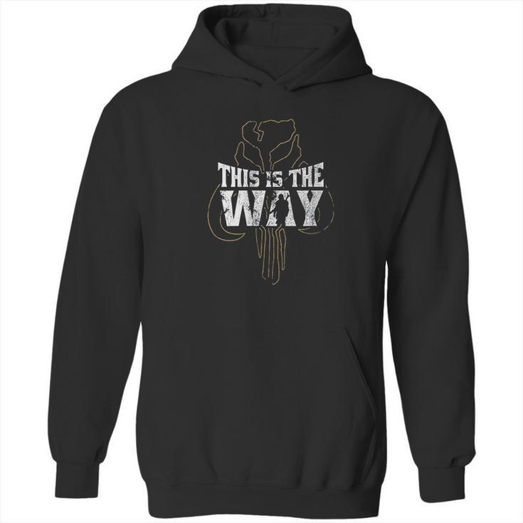 The Mandalorian This Is The Way Mythosaur Overlay Hoodie