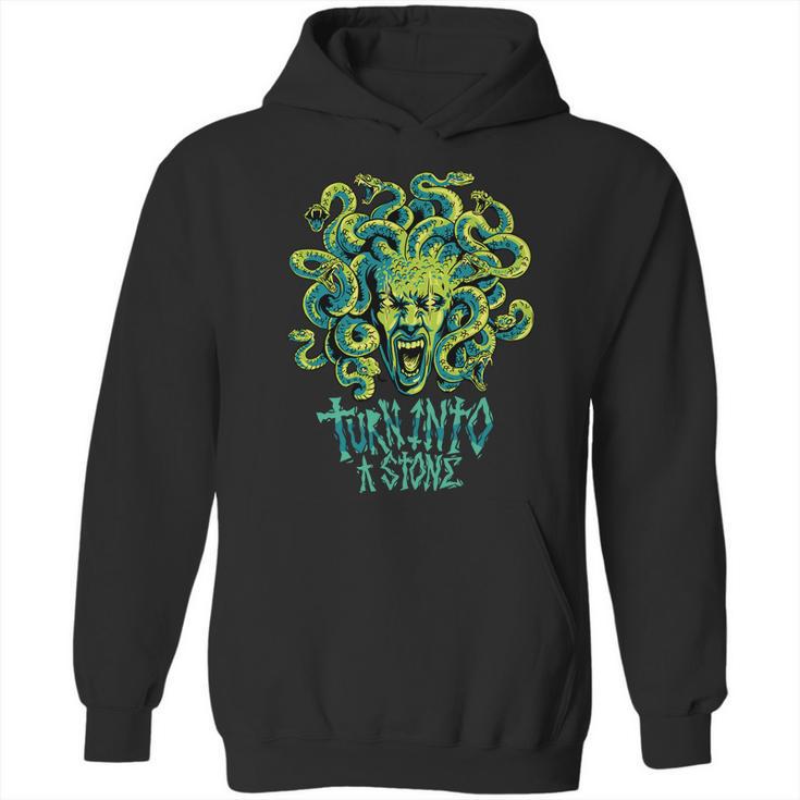 Medusa Monster Turn Into Stone Hoodie