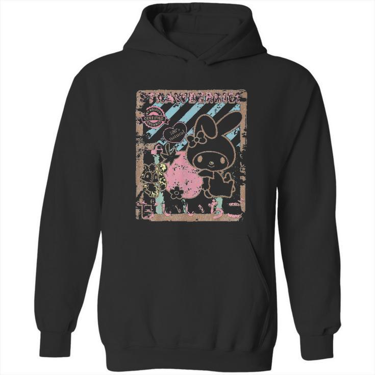 My Melody Strawberry Picking Strawberries Farm Hoodie