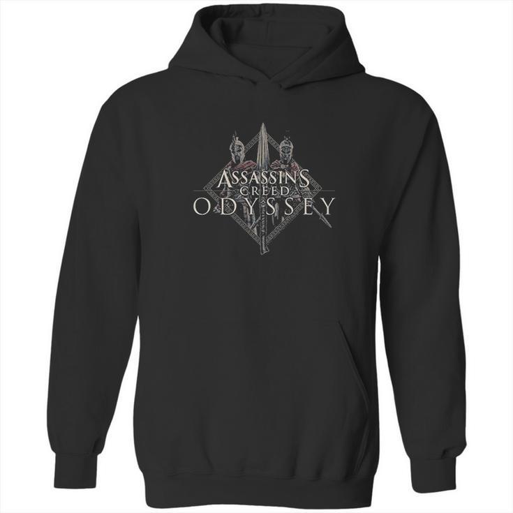 Mens Assassins Creed Odyssey Character Spear Hoodie