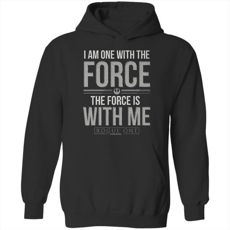 Mens Star Wars Rogue One Chirrut Force Is With Me Hoodie