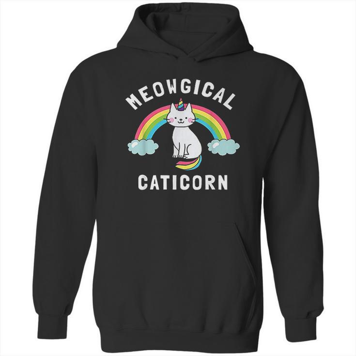 Meowgical Caticorn Funny Unicorn And Cat Gift Kittycorn Hoodie