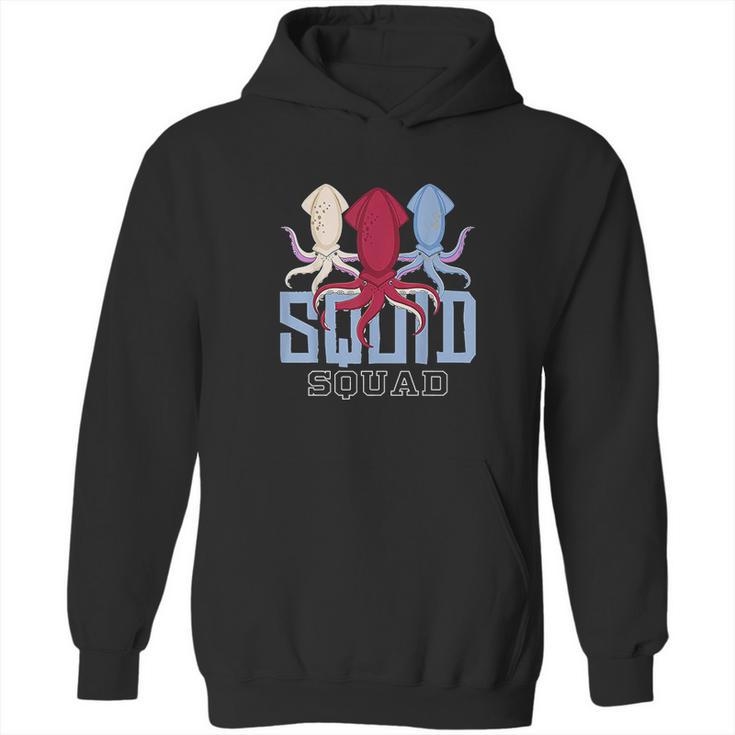 The Mighty Squid Squad Octopus Gang Gift Design Idea Hoodie