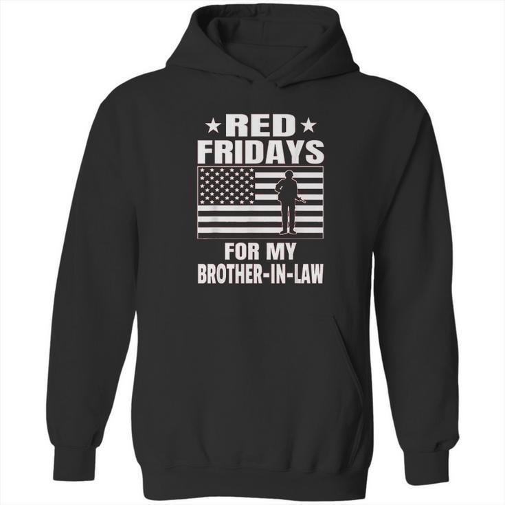 Military Red Fridays For Brother In Law Hoodie