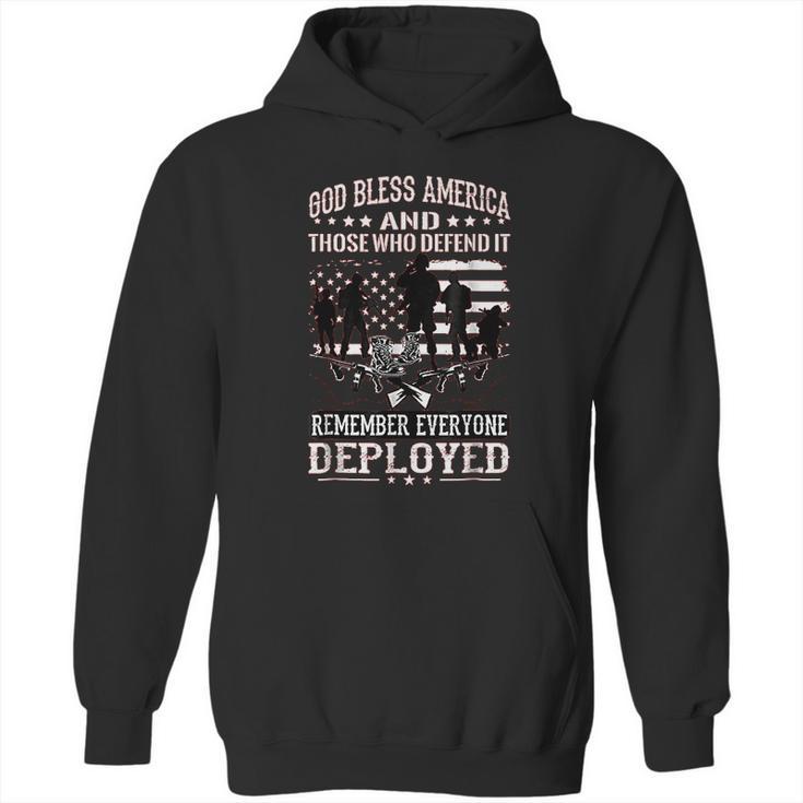 Military Wear Red On Fridays Until They All Come Home Hoodie