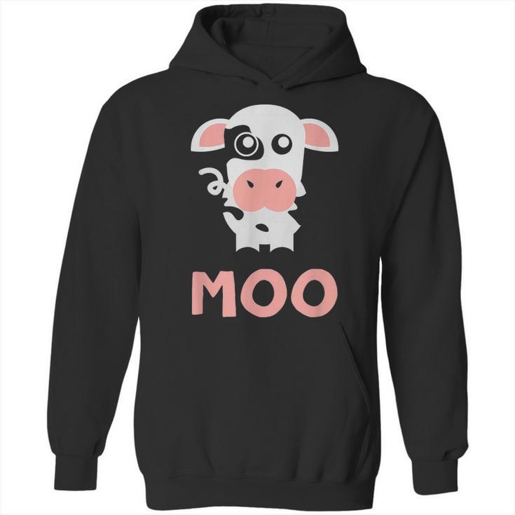 Moo Cow Farm Animals For ToddlersFam Girl Hoodie