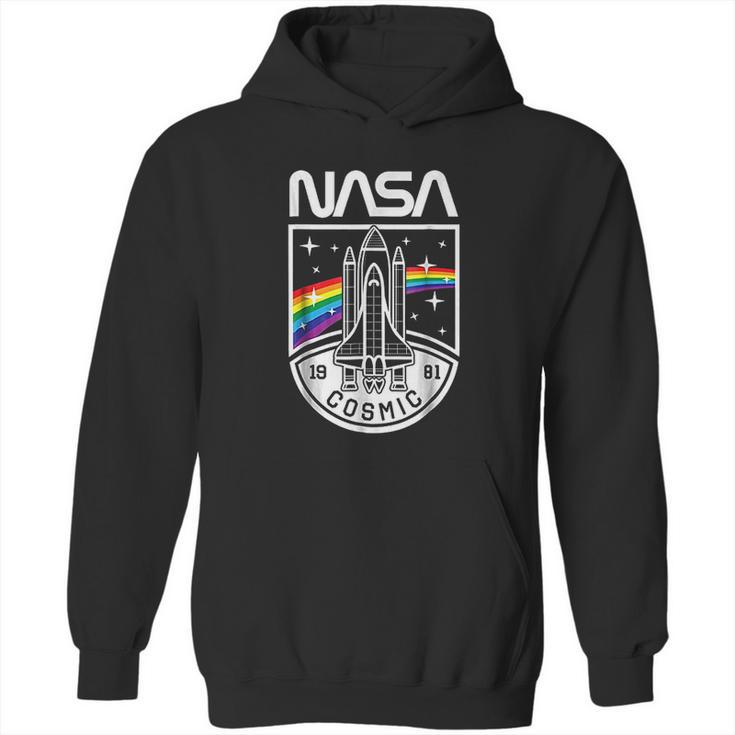 Nasa  1981 Cosmic  With Space Shuttle Hoodie