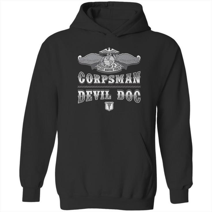 Navy Corpsman Devil Doc Fmf 8404 Hoodie