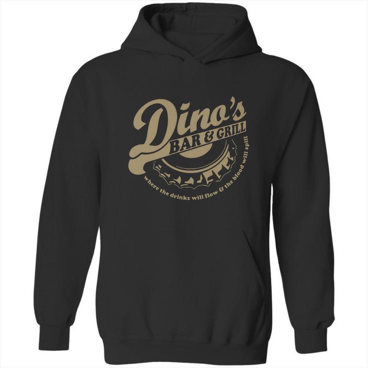 Phil Lynott Inspired  Dinos Bar And Grill Hoodie