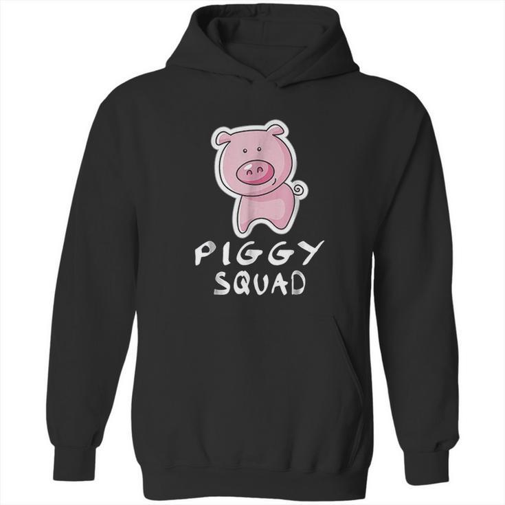 Piggy Squad Cute Farm Animal Lover Hoodie