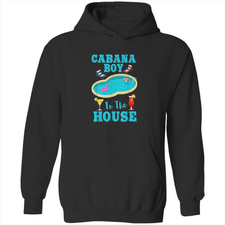 Pool Bo Beach Vacation Funny Cabana Boy In The House Hoodie