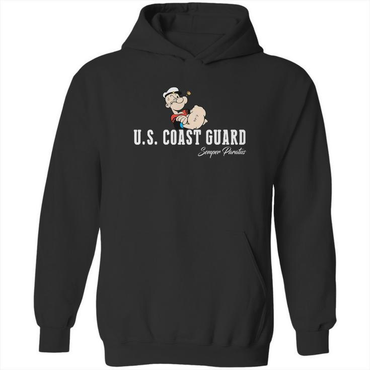 Popeye Us Coast Guard Semper Paratus Hoodie