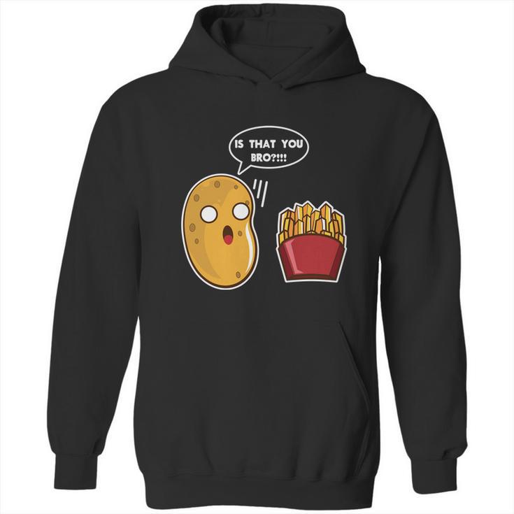 I Am A Potato Gift French Fry Gift Potato Gift Cool Gift Graphic Design Printed Casual Daily Basic Hoodie