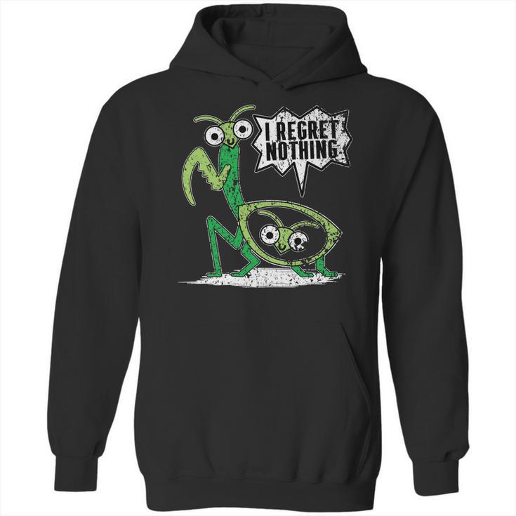 Praying Mantis  Weathered Valentines Day Hoodie