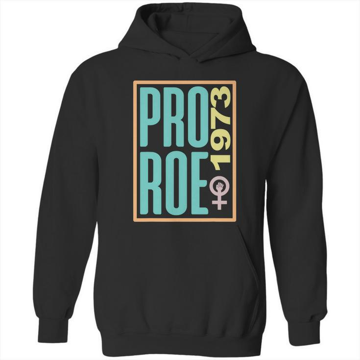 Pro Roe 1973 Pro Choice Abortion Rights Reproductive Rights Hoodie
