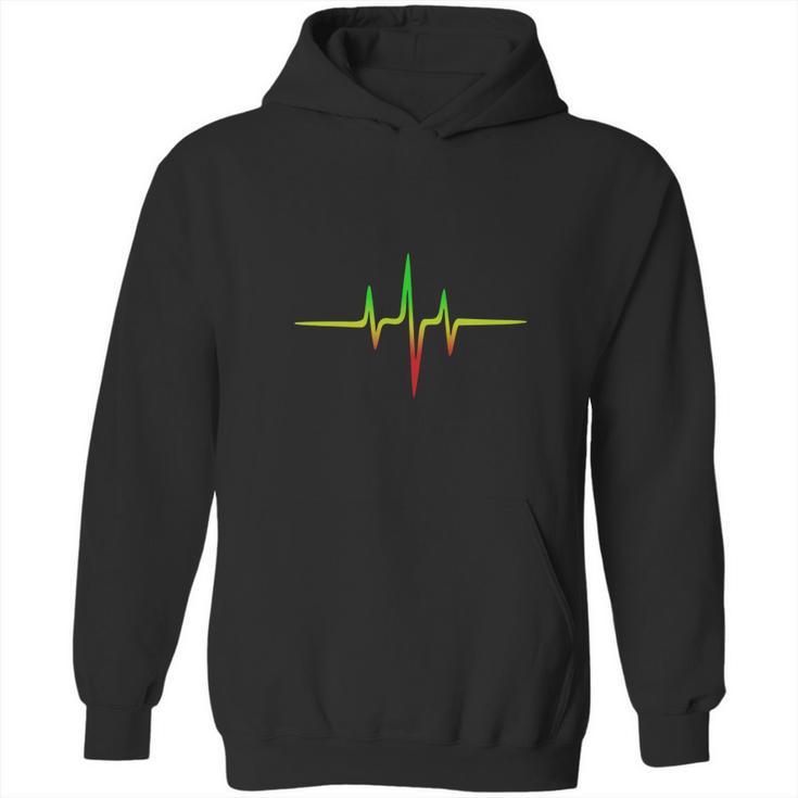 Reggae Music Pulse Frequency Hoodie