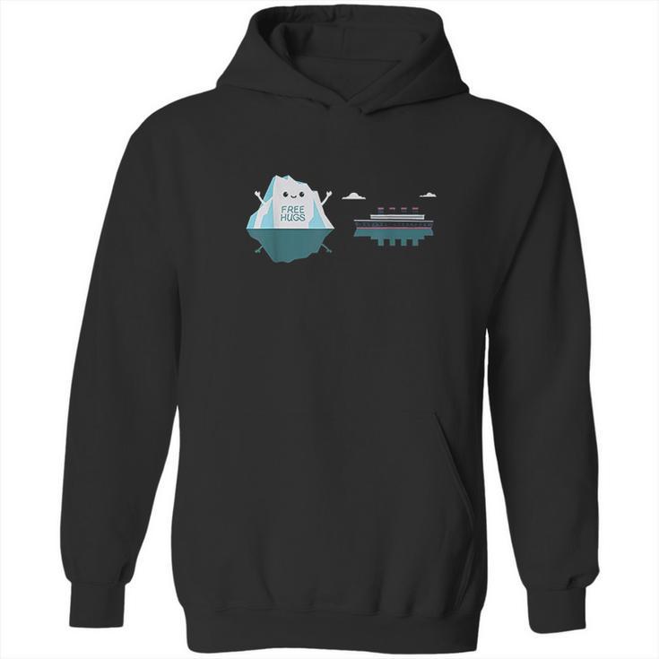 Retro Funny Titanic Cruise Ship Iceberg Hoodie